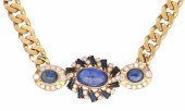 CUSTOM ESTATE 18KT GOLD CABOCH