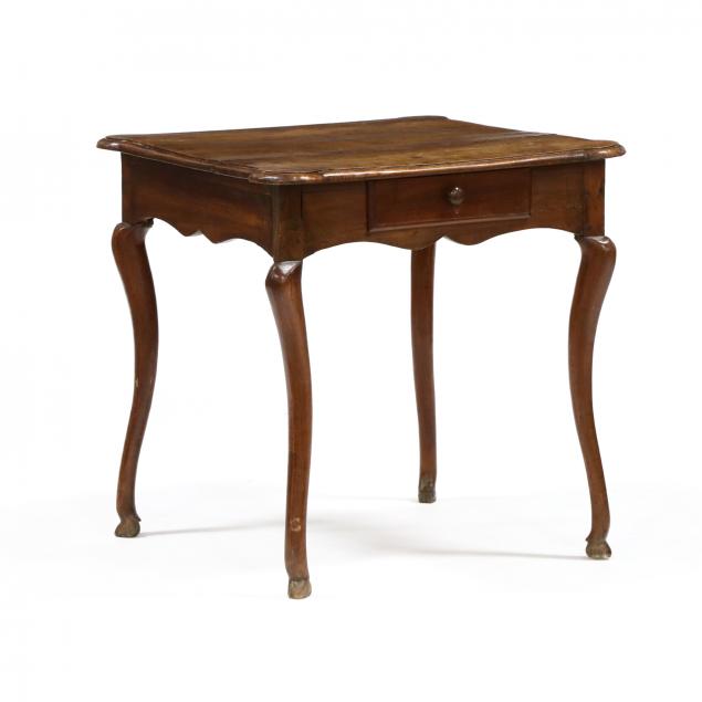 CUSTOM FRENCH TWO DRAWER TABLE Late