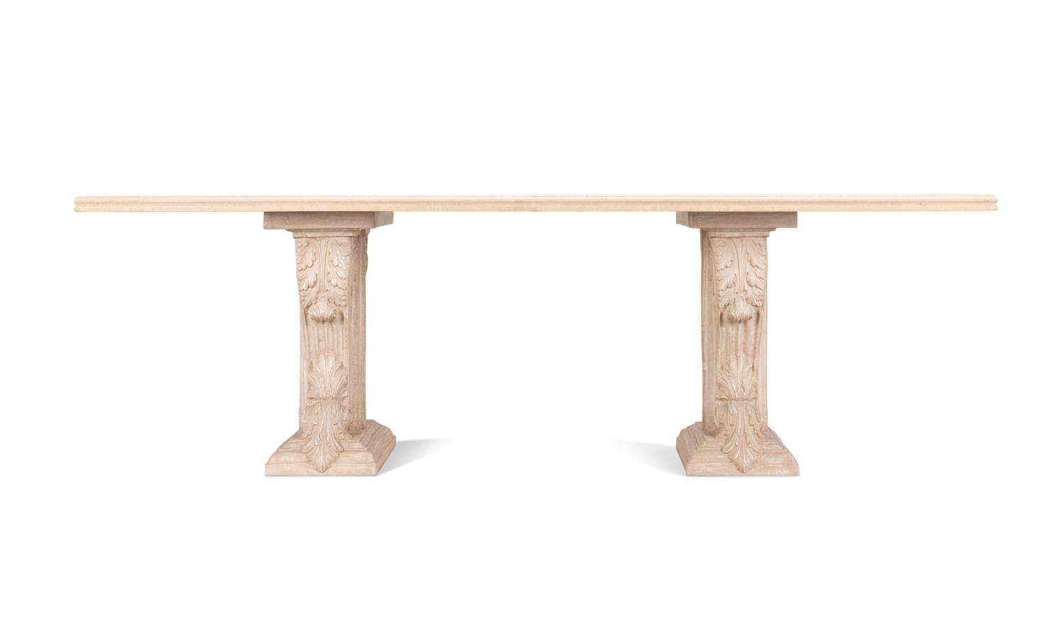 CUSTOM ITALIAN STYLE TRAVERTINE TOP