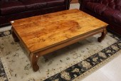 CUSTOM KOA WOOD COCKTAIL TABLE