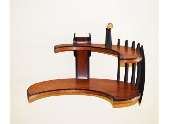 Custom made crescent form wall
