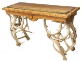CUSTOM MADE ELK ANTLER & PINE