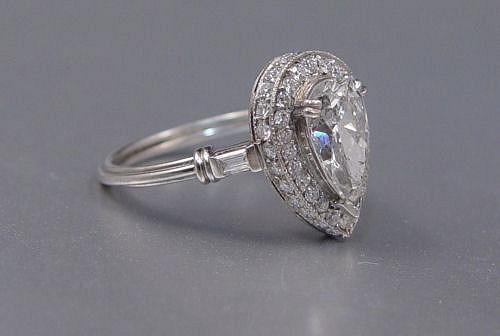 CUSTOM MADE PLATINUM & 1.75 CT