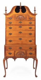 CUSTOM-MADE QUEEN ANNE-STYLE B