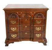 CUSTOM MAHOGANY BLOCKFRONT CHE