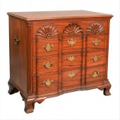CUSTOM MAHOGANY BLOCKFRONT CHE