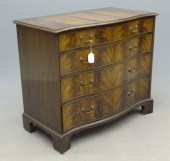 Custom mahogany Chippendale st