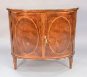 CUSTOM MAHOGANY DEMILUNE CABIN