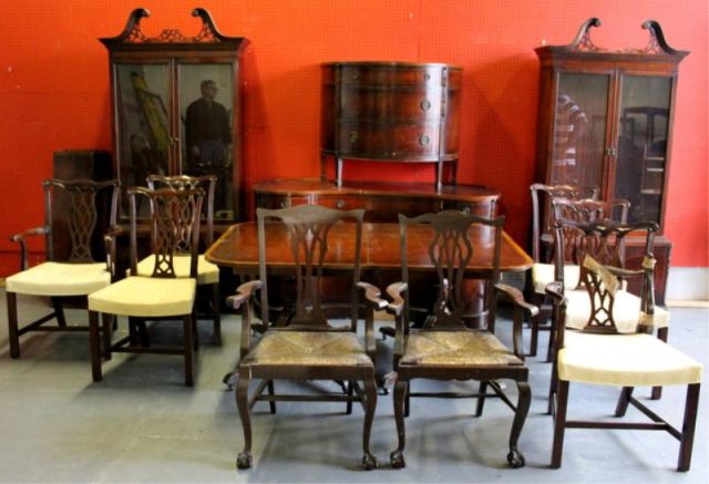 Custom Mahogany Dining Room
