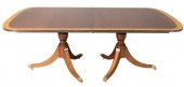 CUSTOM MAHOGANY DINING TABLE,
