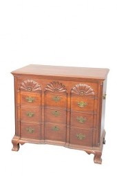 CUSTOM MAHOGANY FOUR DRAWER CH
