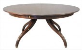 CUSTOM MAHOGANY ROUND DINING T