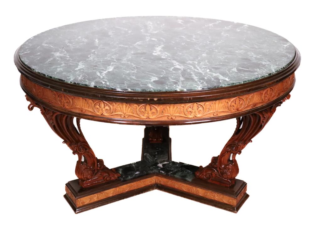 CUSTOM MARBLE & MAHOGANY CENTER