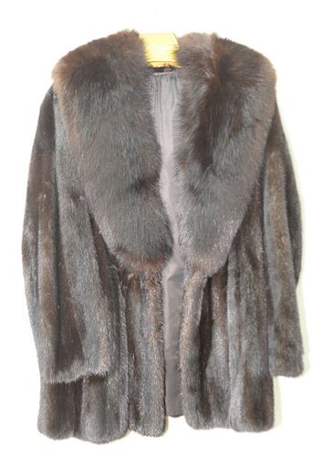 CUSTOM MINK COAT/PARKA.Custom