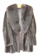 CUSTOM MINK COAT/PARKA.Custom