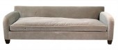 CUSTOM MOHAIR UPHOLSTERED CONT