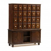 CUSTOM OAK STORAGE CABINET Lat