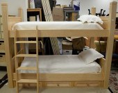 CUSTOM OVERSIZED MAPLE BUNK BE
