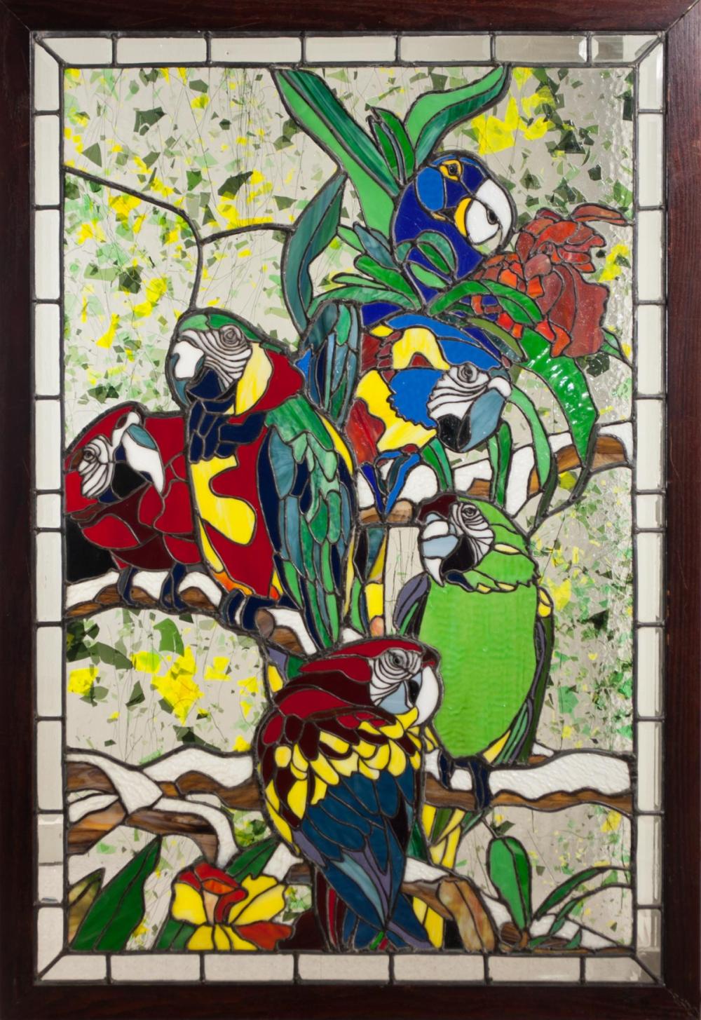 CUSTOM PICTORIAL STAINED AND LEADED