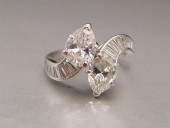 CUSTOM PLATINUM RING FEATURING