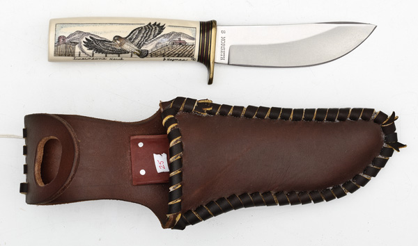 Custom Sheath Knife by S. Morseth