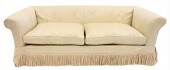 CUSTOM SILK UPHOLSTERED SOFACu