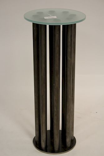 CUSTOM STEEL COLUMNAR PEDESTAL -
