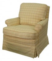 CUSTOM UPHOLSTERED ARMCHAIR, W