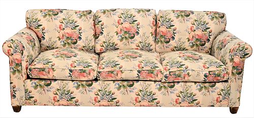 CUSTOM UPHOLSTERED CHINTZ