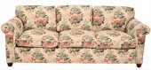 CUSTOM UPHOLSTERED CHINTZ SOFA