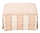 CUSTOM UPHOLSTERED POM POM SKI