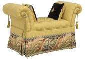 CUSTOM UPHOLSTERED SKIRTED BEN