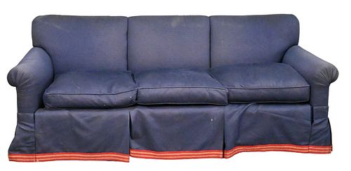 CUSTOM UPHOLSTERED THREE CUSHION
