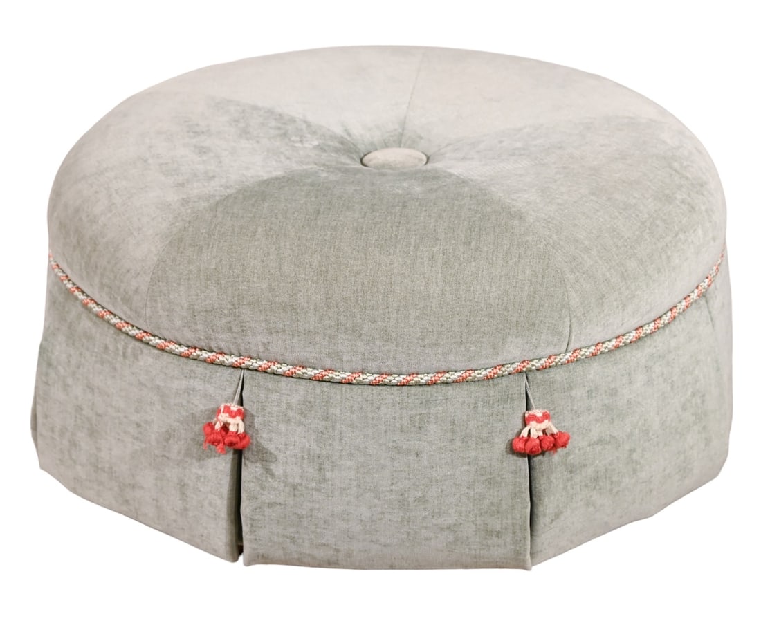 CUSTOM UPHOLSTERED & TRIMMED CENTER
