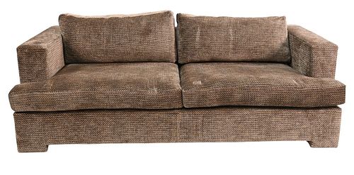 CUSTOM UPHOLSTERED TWO CUSHION