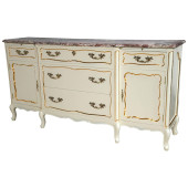 CUSTOM WHITE MARBLE-TOP PAINT