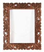 CUSZO SCHOOL CARVED WOOD FRAME