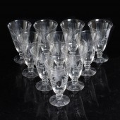CUT AND ETCHED CRYSTAL LILY OF