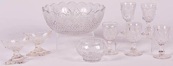 Cut and Molded Glass Items American