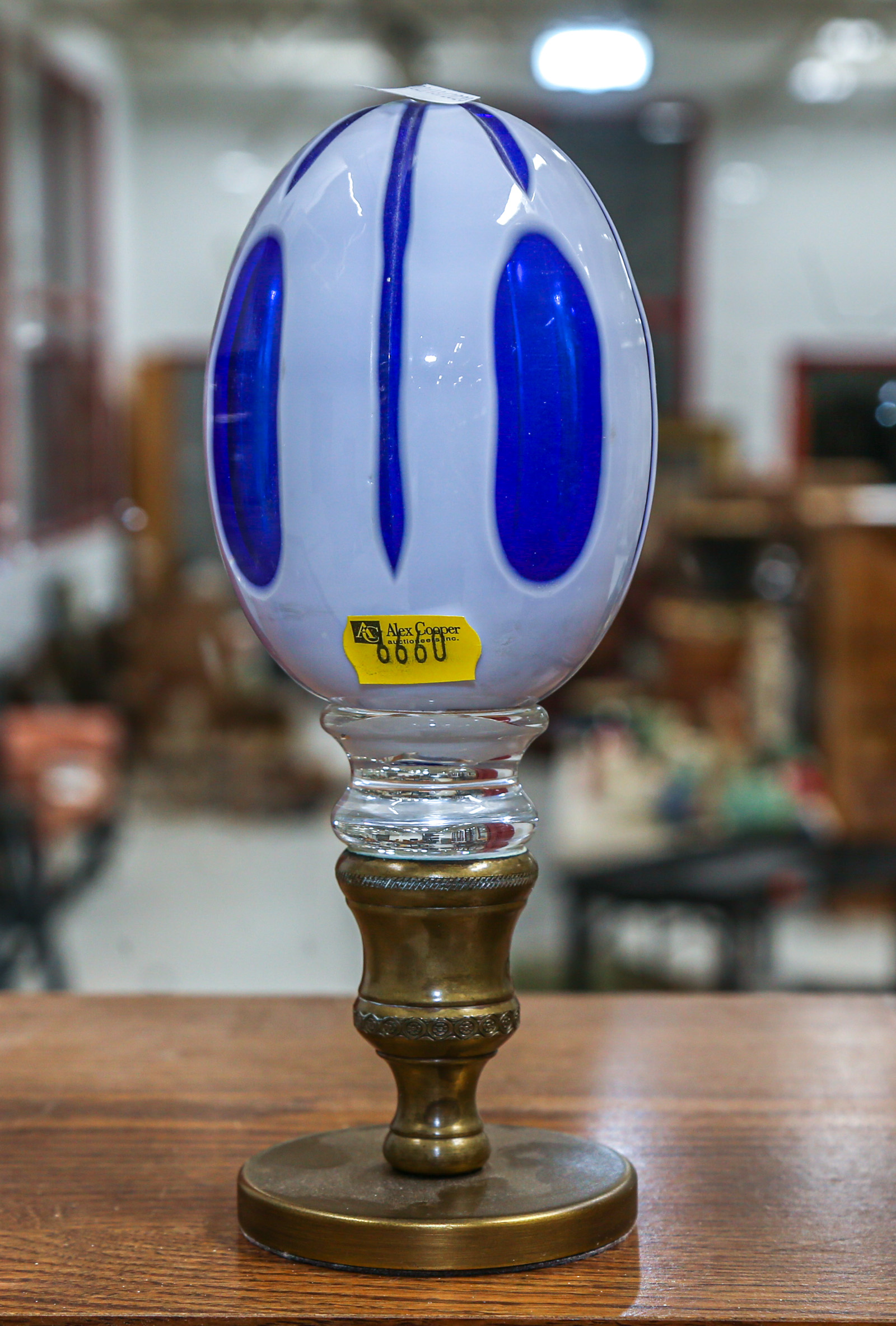 CUT CASED GLASS GLASS BANISTER OR
