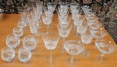 CUT CRYSTAL 33-PIECE STEMWARE