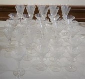 CUT CRYSTAL 38-PIECE STEM TABL