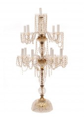 CUT CRYSTAL AND BRASS THIRTEEN