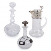 CUT CRYSTAL AND SILVER PLATE B