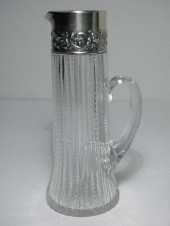 Cut crystal and sterling silve