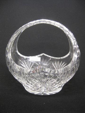 Cut Crystal Basket 8'' excellent.