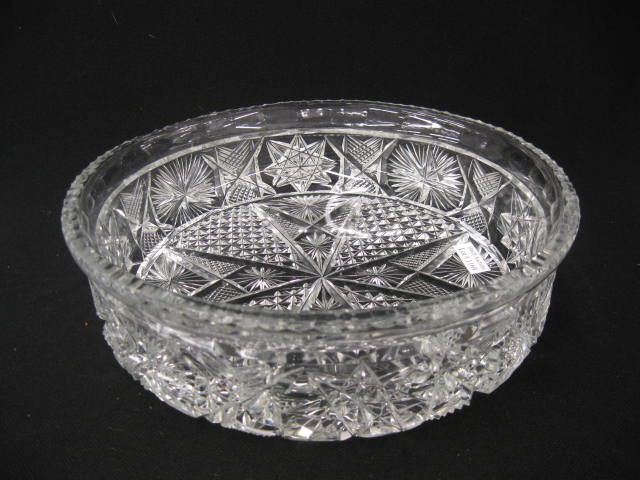 Cut Crystal Bowl star & diamond