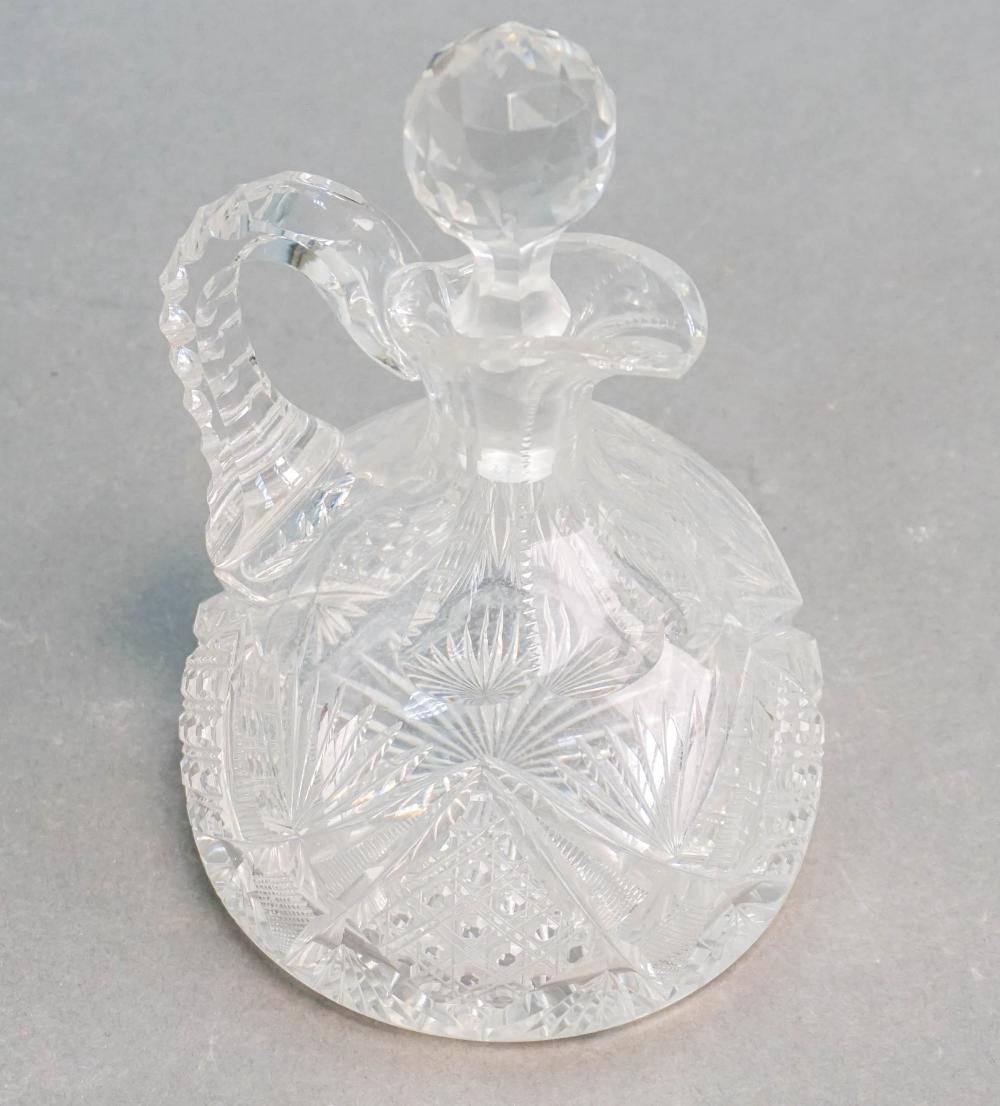 CUT CRYSTAL CARAFE, H: 8 INCut