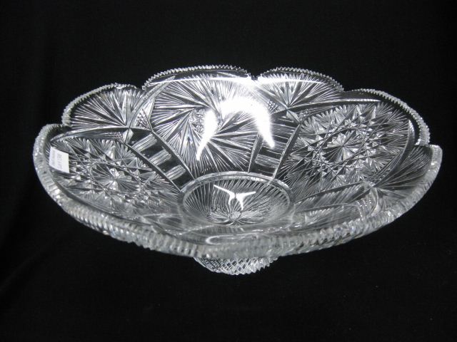 Cut Crystal Centerpiece Bowl
