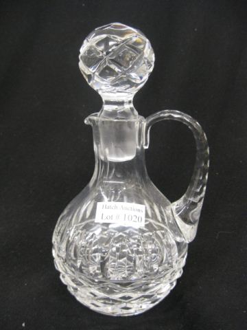 Cut Crystal Cruet 7 1/4'' tall